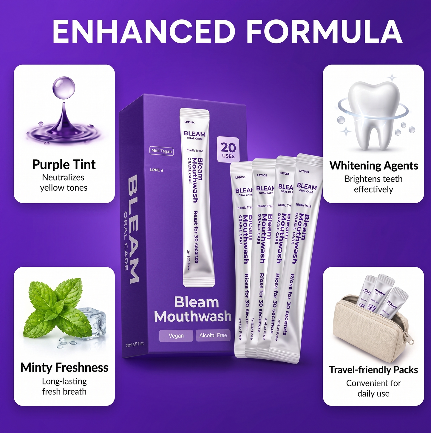 Bleam™ Purple Mouthwash